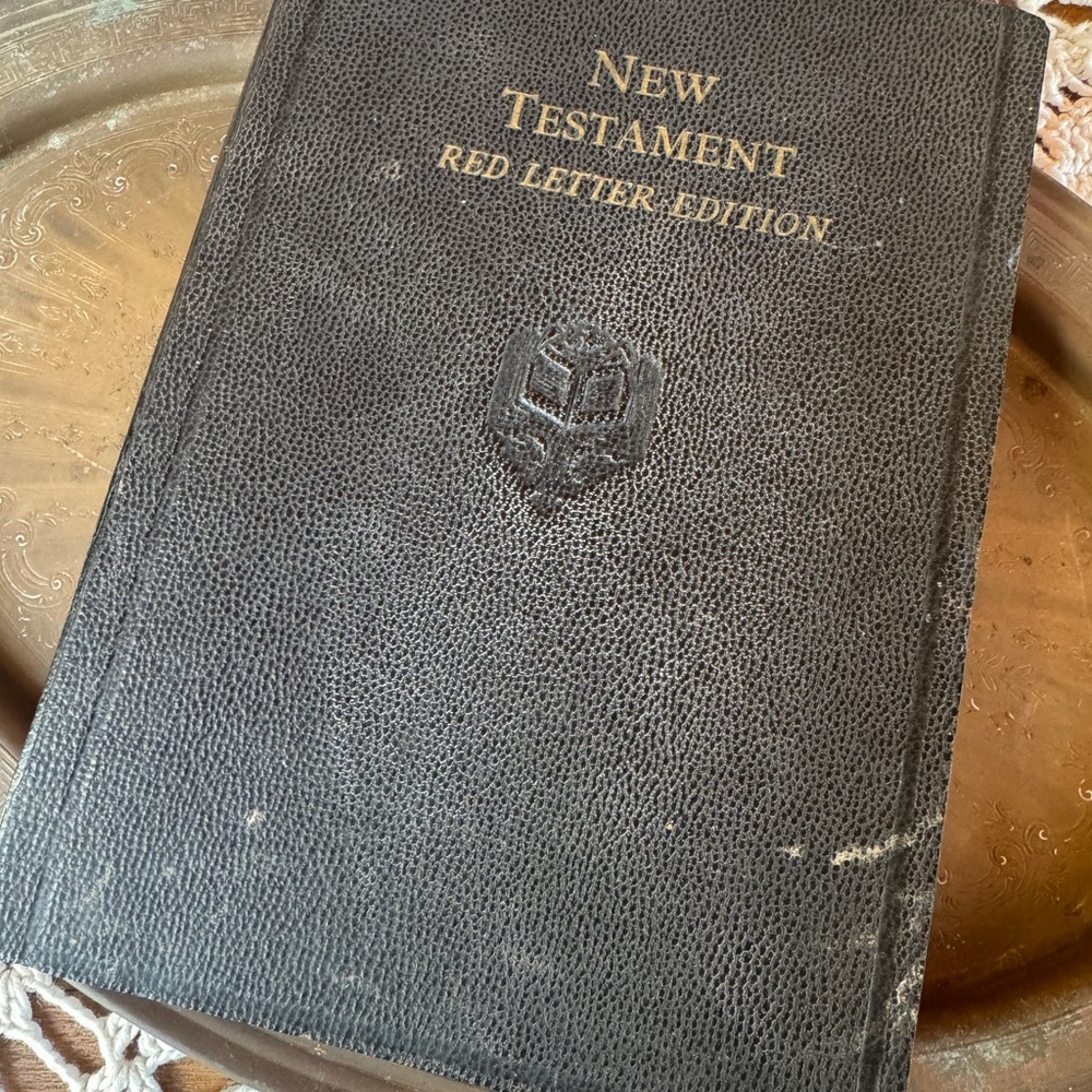 Bible - New Testament Red Letter Edition - Black Hardcover